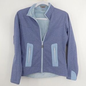 Peter Millar Jacket Women's XS Blue Element 4 Warmth Full Zip Soft Fleece Lined